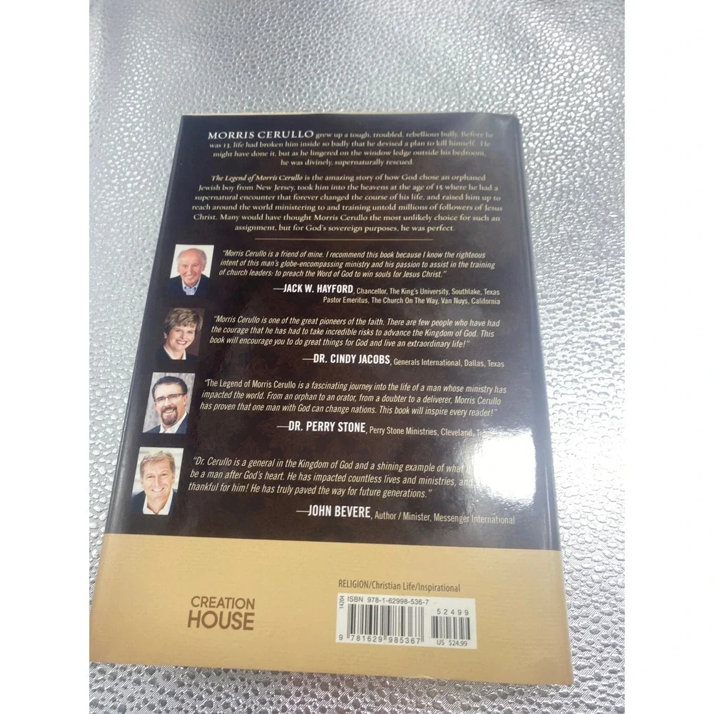The Legend‎ of Morris Cerullo Biography Hardcover Christian Religious History